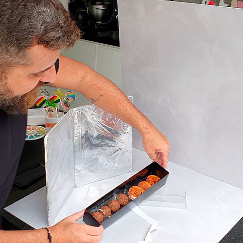 Aula de fotografia pirulito de cristal