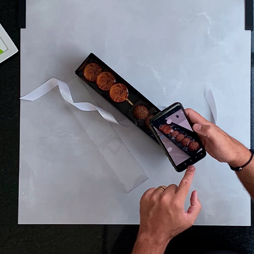 Aula de fotografia pirulito de cristal